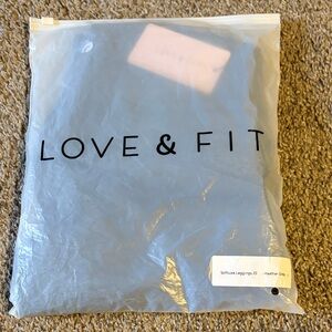 LOVE & FIT Heather Gray Softluxe Leggings